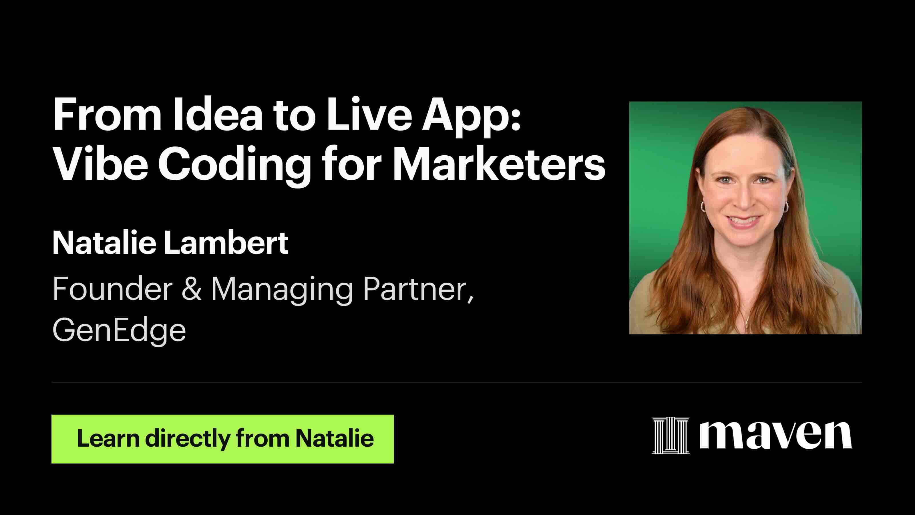From Idea to Live App: Vibe Coding for Marketers